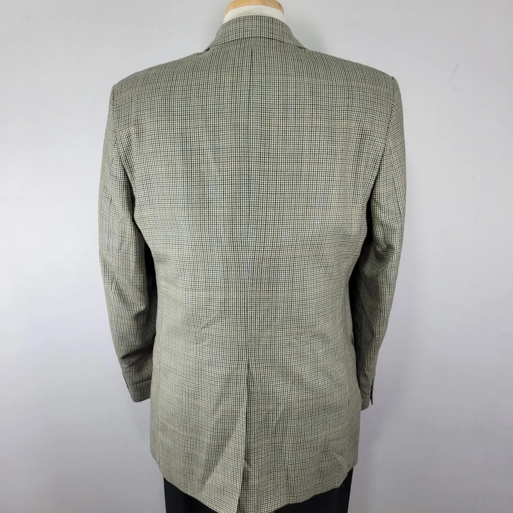 Lauren Ralph lauren Men's Sport Coat Blazer Two Button Multi-color Silk Wool 41L